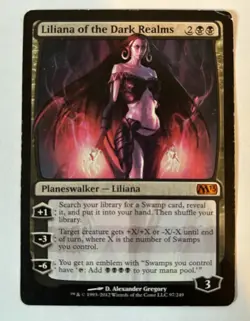 LP Liliana of the Dark Realms Core Set 2013 M13 Regular Card - Image 1
