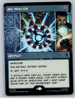 Marvel Super Heroes #310 Arc Reactor (Borderless) Foil - Image 1