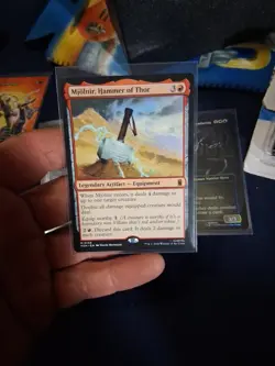 Magic: The Gathering Marvel Super Heroes Mjolnir, Hammer of Thor 0146 Mythic - Image 1