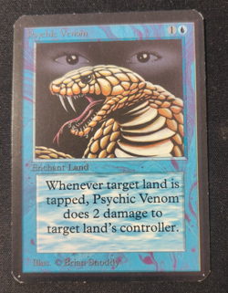 MTG: Psychic Venom ALPHA!!! LP!!! CLEAN!! Magic the Gathering! - Image 1