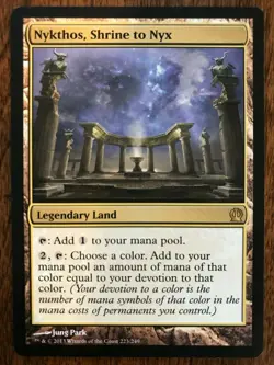 NYKTHOS, SHRINE TO NYX | Theros NM MtG English FREE TRACKING -EigenTraders- - Image 1