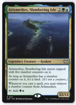 Arixmethes, Slumbering Isle 211 Commander: Duskmourn: House of Horror - Image 1