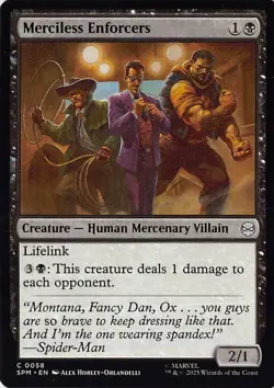 Merciless Enforcers 58 Marvel's Spider-Man Magic: The Gathering NM - Image 1