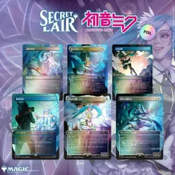 Secret Lair x Hatsune Miku: Winter Diva FOIL Japanese - MTG Magic The Gathering - Image 1