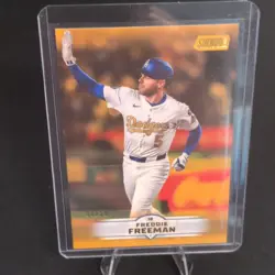 Topps Stadium Club 2025 Freddie Freeman Gold Foil 50/50 #168 Los Angeles Dodgers - Image 1