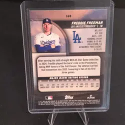Topps Stadium Club 2025 Freddie Freeman Gold Foil 50/50 #168 Los Angeles Dodgers - Image 3