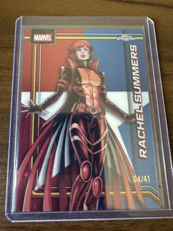 Topps Chrome Marvel Serial Numbered 2026 3-Card Lot #141 #093 #090 - Image 1