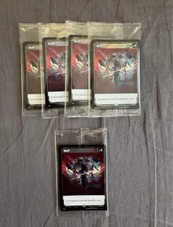 SEALED Riot Exclusive Riftbound Fist Bump Buff Double Sided Promo Card (1) - Image 1