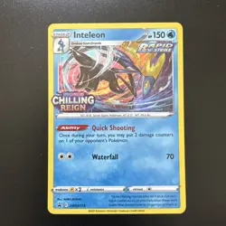 Inteleon SWSH113 - Chilling Reign Prerelease Promo - Pokemon Card - Image 1