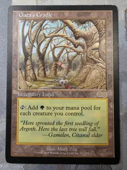 Gaea's Cradle Urza's Saga Regular Magic The Gathering-Played - Image 1