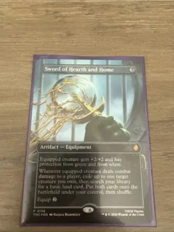 Sword of Hearth and Home Borderless Commander: Teenage Mutant Ninja Turtles Foil - Image 1