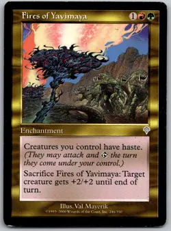 Fires of Yavimaya 246 Uncommon Invasion Magic: The Gathering Lightly Played - Image 1