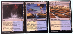 3x Rare White/Blue Lands, Misc. Sets, NM Near Mint, Magic the Gathering MTG - Image 1