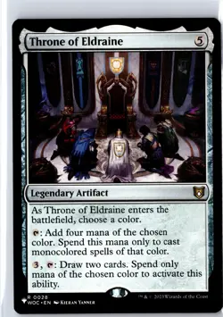 Throne of Eldraine 28 Rare Commander: Wilds of Eldraine MTG Reprint - Image 1