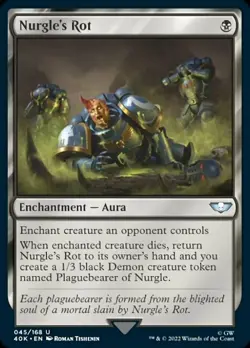 Nurgle's Rot Light Play, English Magic the Gathering MTG Commander Universes Bey - Image 1
