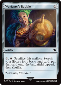 MTG magic 1x Wayfarer's Bauble SURGE FOIL (M/NM) Commander Final Fantasy - Image 1