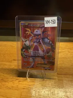 Pokemon Card - 2015 Xy Breakthrough Secret Rare Full Art Mewtwo Ex 164/162 - Image 1