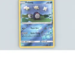 Poliwag 30/149 Common SM Base Set Pokemon Reverse Holo Near Mint - Image 1