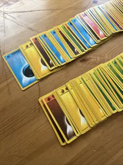 Pokemon Base Set Energy Card Unlimtied Lot of 150+ Cards 1999 Wotc LP To HP - Image 2