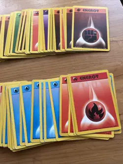 Pokemon Base Set Energy Card Unlimtied Lot of 150+ Cards 1999 Wotc LP To HP - Image 4
