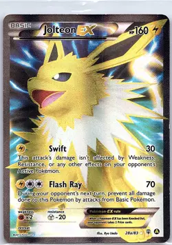 Jolteon EX - 28a/83 028a/083 Alternate Art Promos - Pokemon Card - NM - Image 1