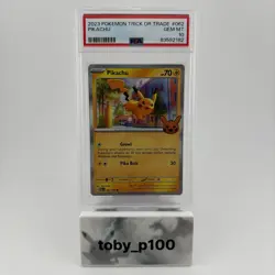 Pokemon Pikachu 062/193 Trick Or Trade HOLO 2023 062 #062 - PSA 10 - Image 1