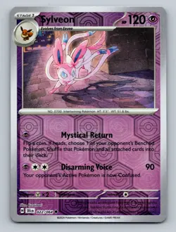 Sylveon Uncommon SV: Shrouded Fable #022/064 Reverse Holo tcg Pokemon Card NM - Image 1