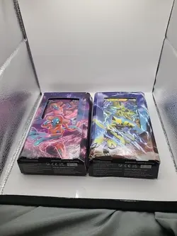 Pokemon TCG V Battle Decks Deoxys & Zeraora Combo Box Set Sealed - Image 1