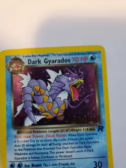 Dark Gyarados Team Rocket Holo Base Pokemon Card WOTC - Image 4