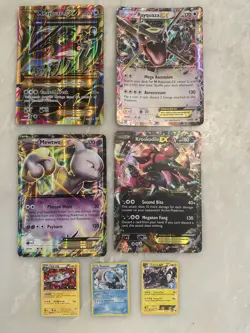 POKEMON CARD LOT 7 CARDS RARE LARGE OVERSIZED - Image 1