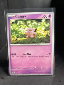 Pokemon TCG Clefairy Sv03: Obsidian Flames 081/197 Regular Common - Image 1