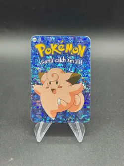 Clefairy Holo Pokemon Vintage 2000 Vending Prism Sticker Nintendo Rare - Image 1