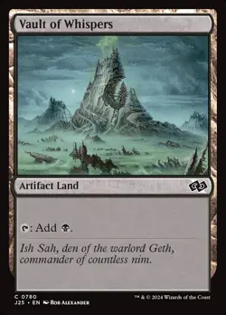 Vault of Whispers 0780 Non Foil Common Foundations Jumpstart MTG Near Mint - Image 1