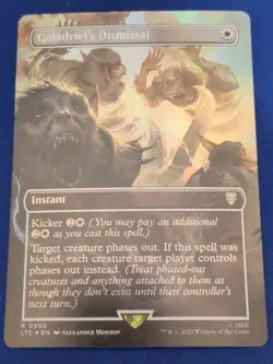 Galadriel's Dismissal - Foil - Borderless Commander: The Lord of The Rings MTG - Image 1