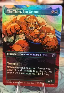 The Thing, Ben Grimm (Borderless) Marvel Super Heroes Foil - Image 1