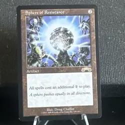 MTG Sphere of Resistance Card Exodus Magic the Gathering - Image 1