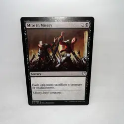 Mire in Misery 19 Uncommon Commander 2019 Magic: The Gathering Lightly Played - Image 1