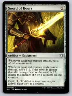 Sword of Hours 61 Commander: Adventures in the Forgotten Realms MTG: MP - Image 1