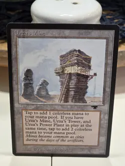 MTG Magic The Gathering Urza's Mine Tower Antiquities Great Cond - Image 1