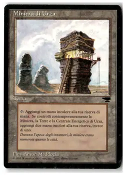 MTG Urza's Mine (Tower) - Antiquities Moderately Played Italian - Image 1