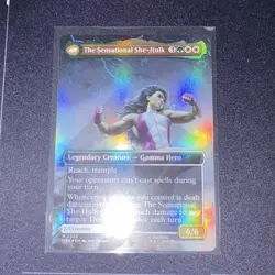 MTG Jennifer Walters Marvel Super Heroes Holo Full Art - Image 2
