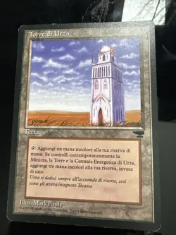 Magic the Gathering Urza's Tower (plains) Italian Antiquities - Image 1