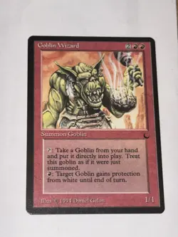 Magic The Gathering Goblin Wizard The Dark Regular - Image 1