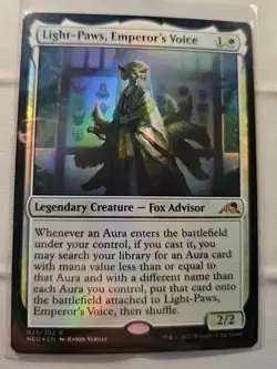 Light-Paws, Emperor's Voice Kamigawa: Neon Dynasty Foil - Image 1