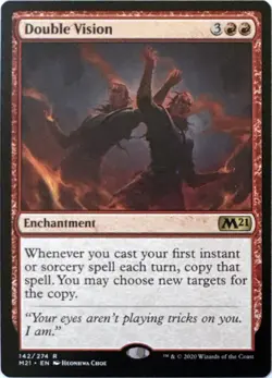 [B4G1] Double Vision (#142) - Core Set 2021 - MTG - NM - Image 1