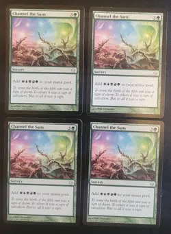 Channel the Suns x 4 Fifth Dawn MTG LP Magic the Gathering - Image 1