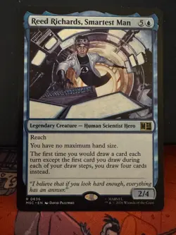 Reed Richards, Smartest Man 636 Commander: Marvel Super Heroes NM - Image 1
