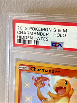 PSA GEM MINT 10 ~ 2019 POKEMON S&M #SV6 CHARMANDER - HOLO ~ HIDDEN FATES ~ 🔥🔥 - Image 2