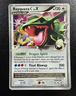 Rayquaza C LV.X DP47 Holo Promo Diamond and Pearl Promos MP - Image 1