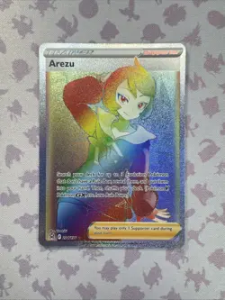 Arezu - 204/196 - Pokemon Lost Origins Sword Shield Secret Rare Card NM - Image 1